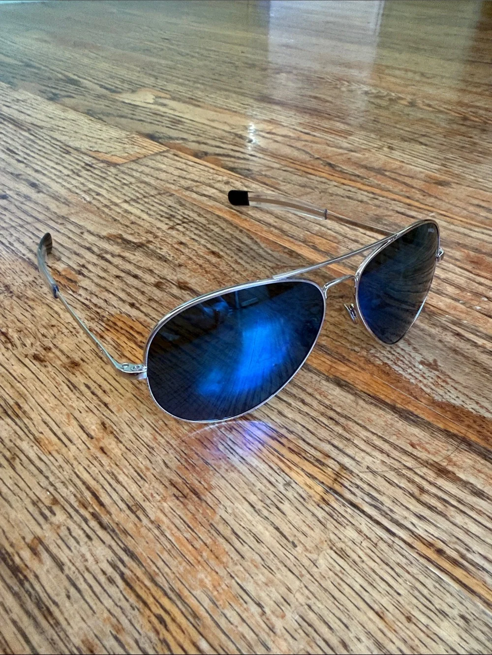RE Concorde - 23k White Gold & Cobalt - XL (64mm) / Polarized Sunglasses